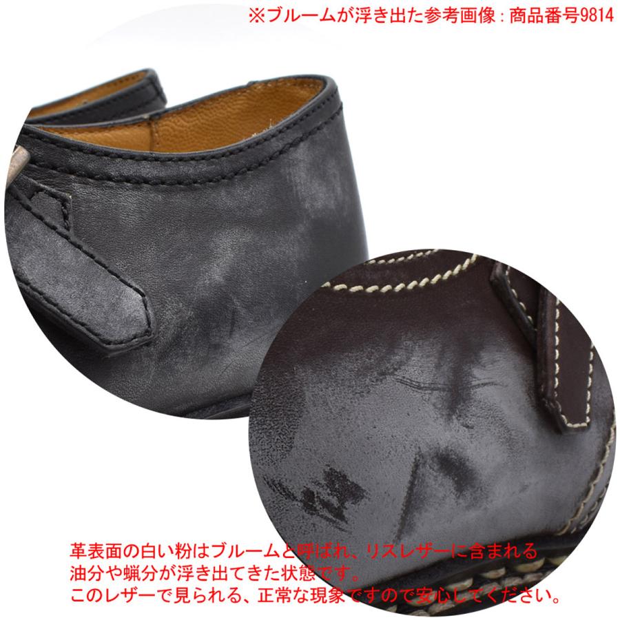 パラブーツ PARABOOT シューズ 靴 ウイングチップ ビジネス ローファー 2007-17 ALBY MARCHE アルビー レザー 革靴 メンズ 海外正規品 NOIR INK ブラック 黒｜salada-bowl｜08