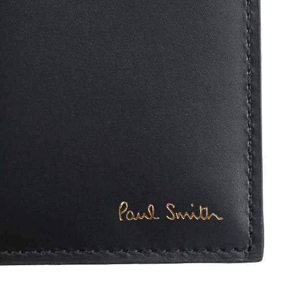 ポールスミス Paul Smith 名刺入れ カードケース クレジットカードケース AUPC4769 W718A 79 SMALL MULTI CREDIT CARD ブラック+マルチ｜salada-bowl｜04