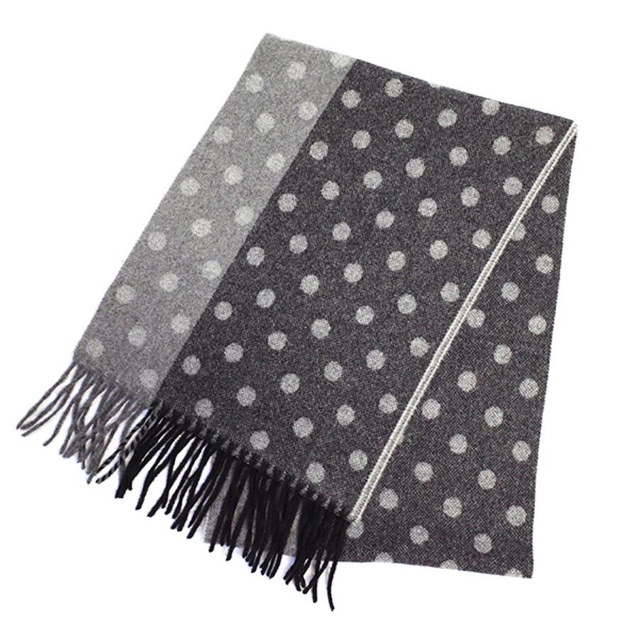 国産 ポールスミス Paul Smith マフラー カシミヤ M2a 525f Es09 76 カシミア メンズ レディースマフラー ストール ドット グレーブラック系 超目玉 Cataractresearch Org