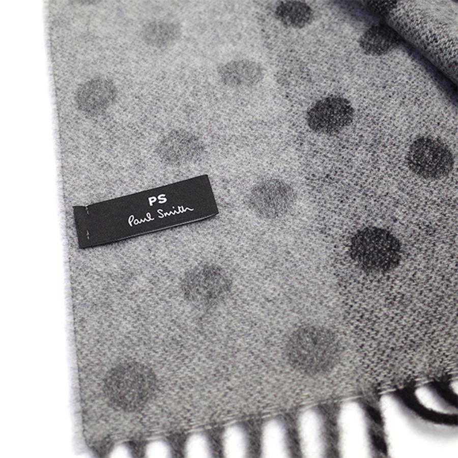 国産 ポールスミス Paul Smith マフラー カシミヤ M2a 525f Es09 76 カシミア メンズ レディースマフラー ストール ドット グレーブラック系 超目玉 Cataractresearch Org