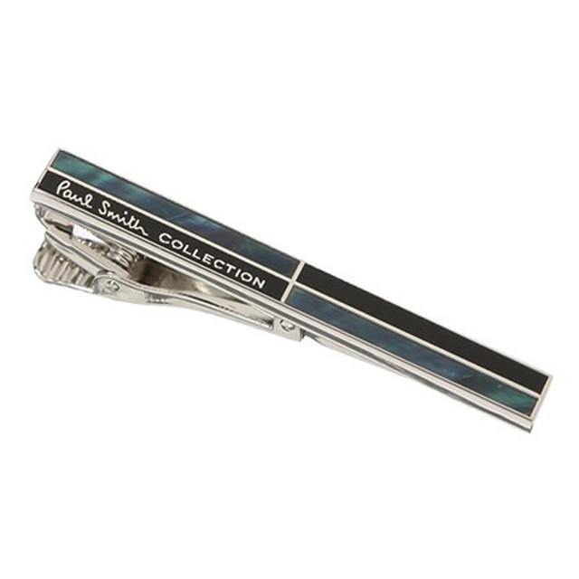 ポールスミス Paul Smith ポールスミスコレクション シェル タイバー ネクタイピン タイピン メンズ プレゼント おしゃれ 250 001 シルバー ブラック Apaproduction Fr