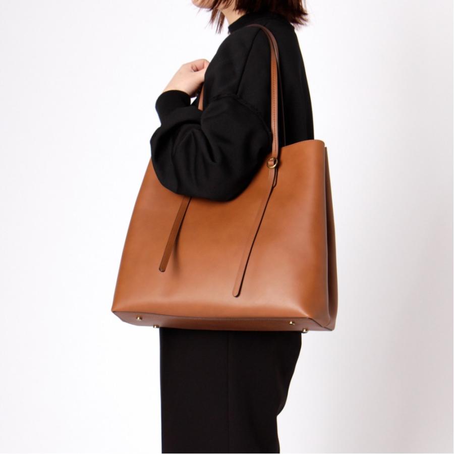 ラルフローレン Ralph Lauren トートバッグ ショルダーバッグ 428685043 002 LEATHER LENNOX TOTE レザー  レノックス トート SADDLE ブラウン系