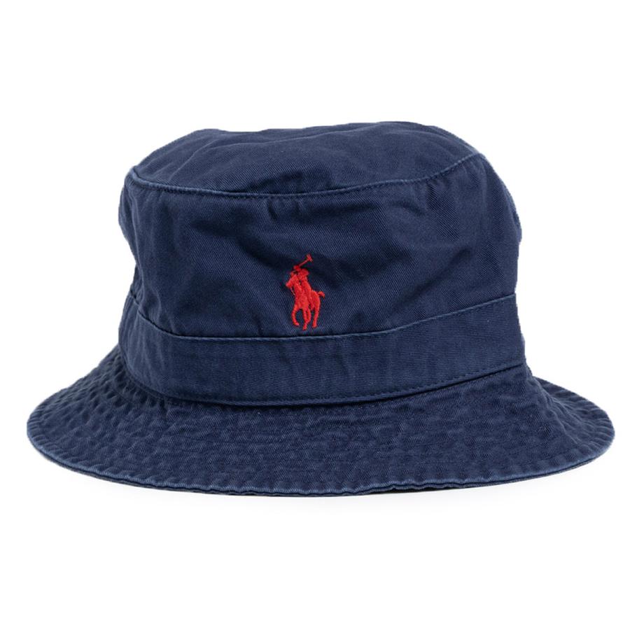 通販超安いのラルフローレン ネイビー系 レッド系 Ralph Lauren 財布 帽子 ファッション小物 ポロラルフローレン 帽子バケットハット サファリ バケットハット 013 Loft Bucket Hat ロフト バケット ハット ネイビー系 レッド系 Rlr 013 Salada