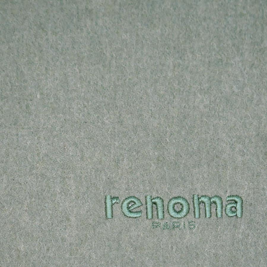 レノマ renoma マフラー ストール R9912 GREEN プレーン カシミヤ カシミア レディース グリーン｜salada-bowl｜02