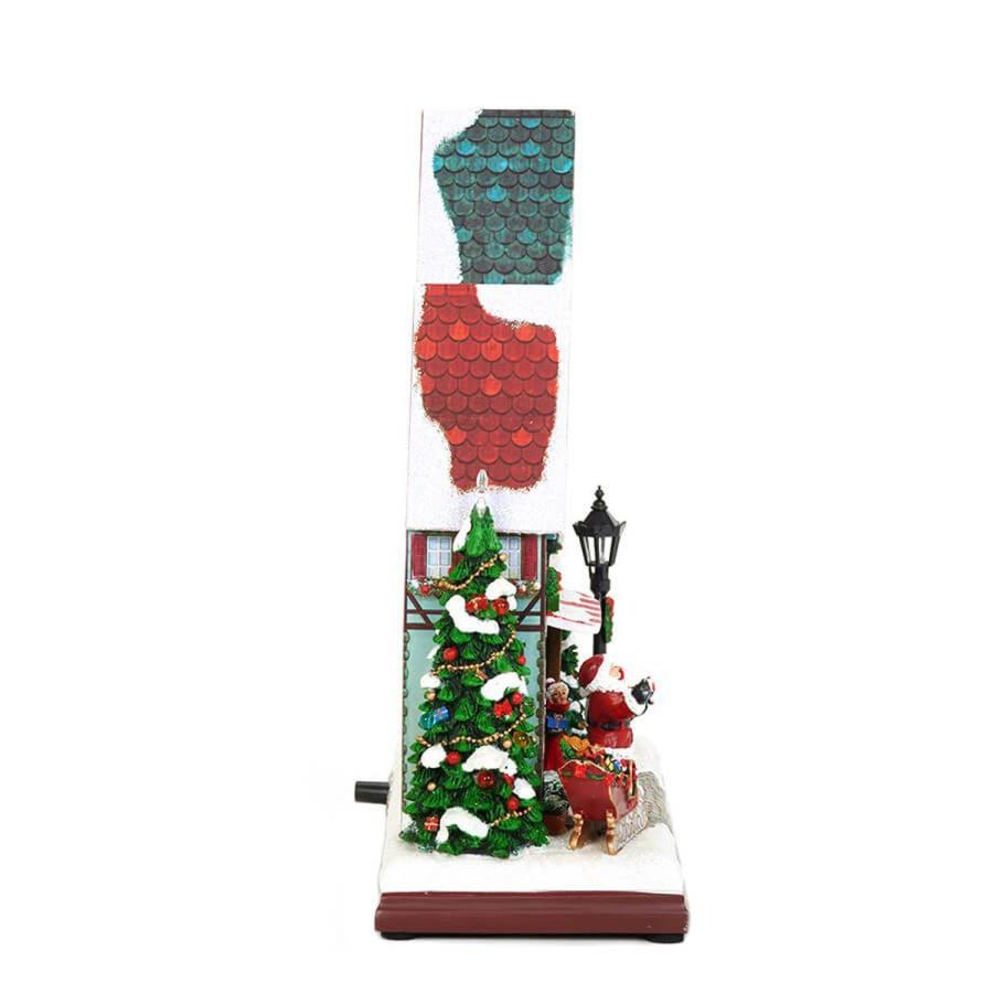 魅了 クリスマス ミュージカルオルゴール ストアフロント Roman ローマン 飾り 電池 サンタ クリスマス オルゴール ローマン インテリア Led プレゼント ギフト 電池 雑貨 インテリア雑貨 Oyostate Gov Ng