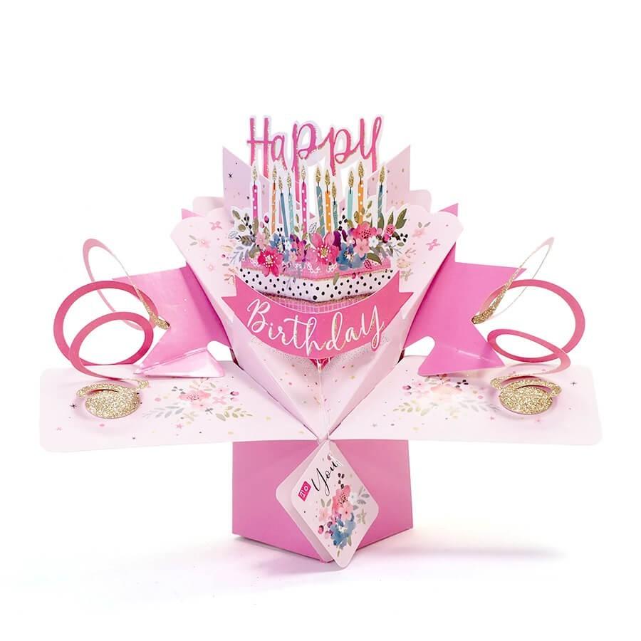 セカンドネイチャー Second Nature ポップアップカード バースデーケーキ Pop172 ピンク 誕生日 ハッピーバースデー 3d ポイント消化 Secnat Pop172 Salada Bowl おしゃれブランド通販 通販 Yahoo ショッピング