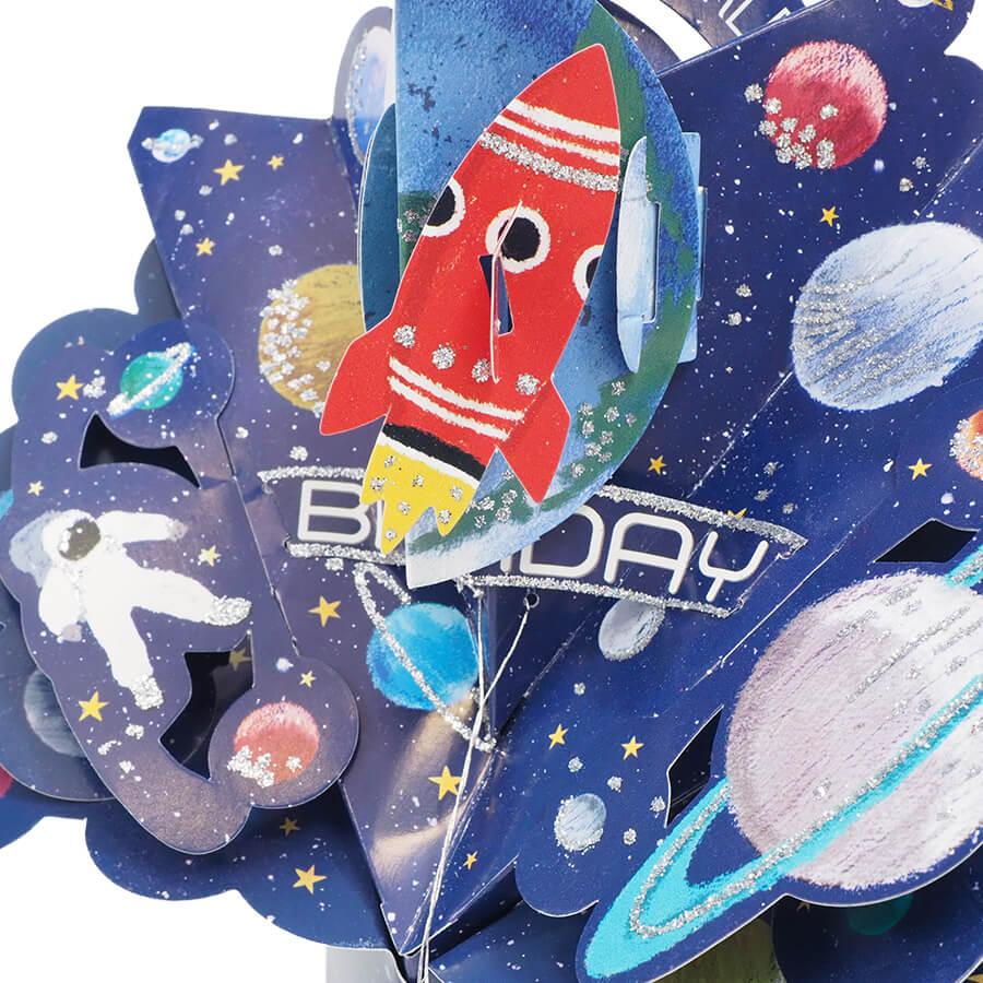セカンドネイチャー ポップアップカード ハッピー バースデー 宇宙 スペース Pop178 誕生日 3d ロケット 惑星 宇宙飛行士 星 メッセージカード イベント Secnat Pop178 Salada Bowl おしゃれブランド通販 通販 Yahoo ショッピング