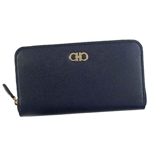 ❤️全商品が全国送料無料❤️ サルバトーレ フェラガモ Salvatore Ferragamo 長財布 ラウンドファスナー 財布 22C882 674600 ガンチーニ MIRTO ダークパープル系 Salvatore Ferragamo 長財布 パープル