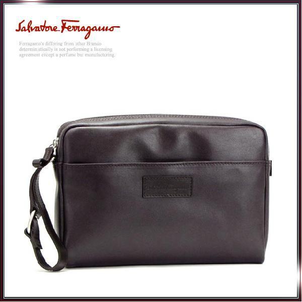手数料安い セカンドバッグ バッグ Ferragamo サルヴァトーレフェラガモ Ferragamo Salvatore フェラガモ サルヴァトーレ フェラガモ セール ダークブラウン 2421 ブランド 人気 メンズ バッグ Smssvg Org