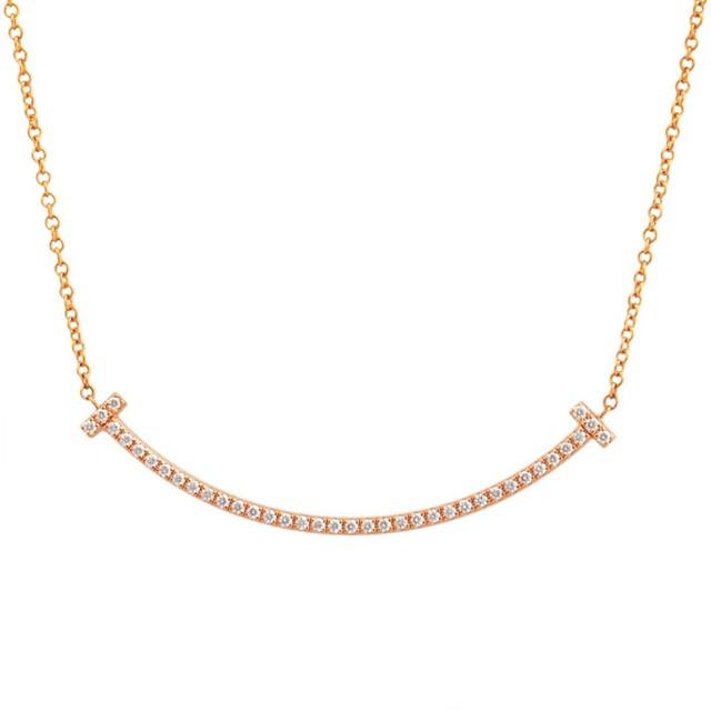 ギフト プレゼント K18 ダイヤ ネックレス ペンダント ティファニー ティファニー クリスマス プレゼント 武井 ダイヤモンド 新作 レディース K18 ゴールド 新品 ネックレス ペンダント ダイアモンド スマイル ｔ ｔｉｆｆａｎｙ レディースアクセサリー Oyostate