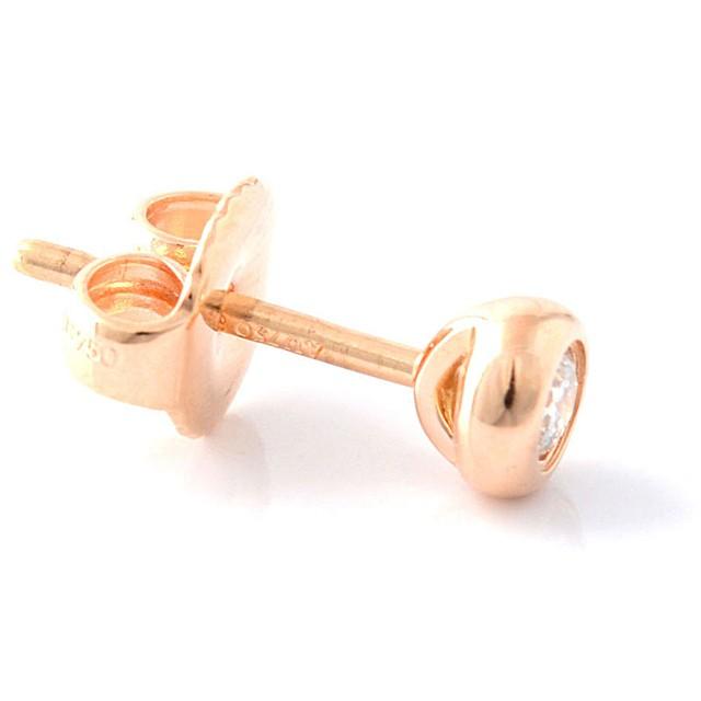 ティファニー エルサペレッティ ダイヤモンド バイザヤード ピアス k18  