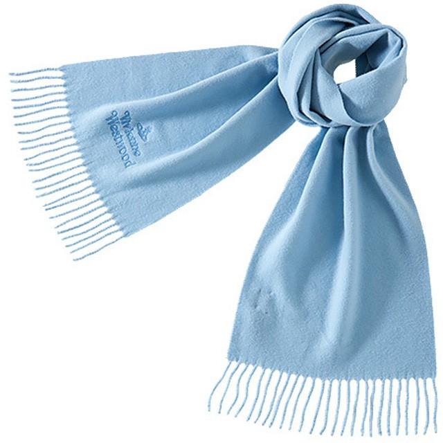 最新作 ヴィヴィアン マフラー 水色 ライトブルー メンズマフラー クラシック Westwood Vivienne ヴィヴィアンウエストウッド 誕生日 クリスマス レディース メンズ 財布 帽子 ファッション小物 Www Affaires Sociales Gouv Cg