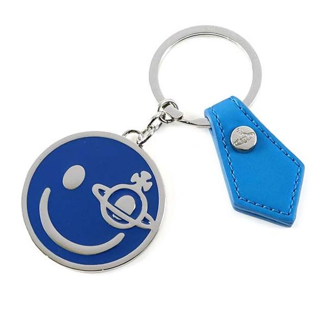 激安通販 Smiley Westwood Vivienne ウエストウッド ヴィヴィアン 誕生日 女性 クリスマスプレゼント キーホルダー ヴィヴィアン Key ブルー シルバー Blue Be キーリング キーホルダー スマイリー Gadget Ring 財布 帽子 ファッション小物 Www Affaires