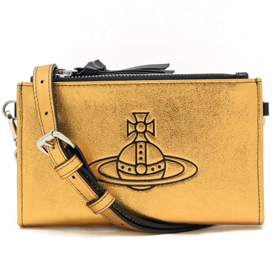 エッセンシャルズ ヴィヴィアン ウエストウッド Vivienne Westwood 長財布 R401 Anna アンナ フォーン ウォレット ショルダーバッグ 二つ折り長財布 ゴールド Vw r401 Salada Bowl おしゃれブランド通販 通販 Yahoo ショッピング 新しい