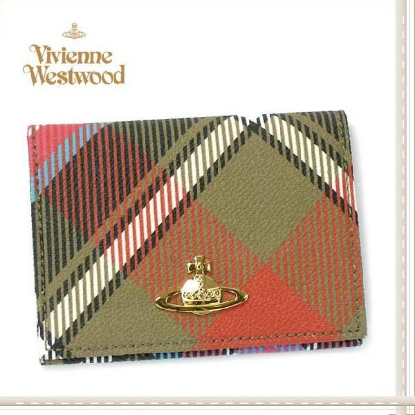 ヴィヴィアンウエストウッド Vivienne Westwood 新作 ブランド 定期入れ パスケース メンズ レディース チェック 724V DERBY P/C MULTI｜salada-bowl