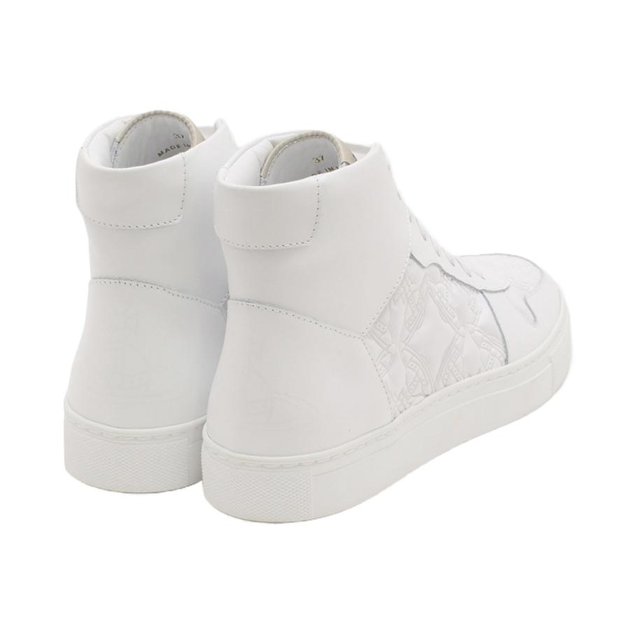 ヴィヴィアンウエストウッド Vivienne Westwood スニーカー 靴 CLASSIC TRAINER HIGH TOP 23SS 75010003W-C001J-A401 シューズ レディース ホワイト系｜salada-bowl｜04