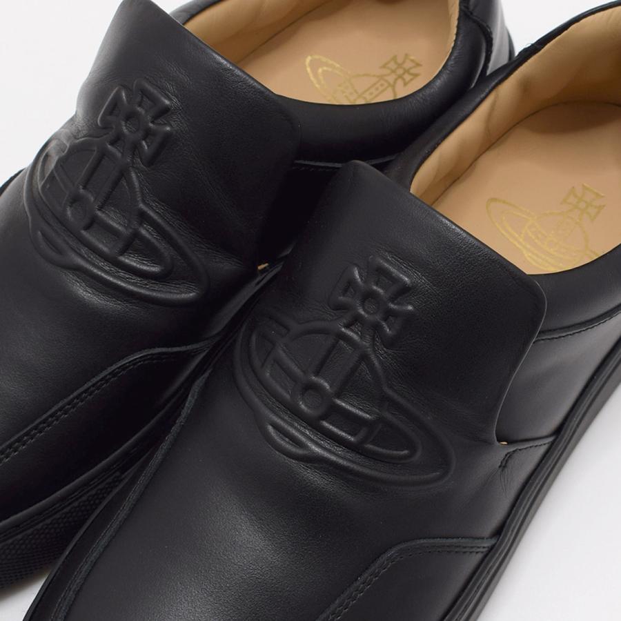 官報 ヴィヴィアンウエストウッド Vivienne Westwood スリッポン 靴 CLASSIC SLIP-ON 23SS 75030008W-L0005-N401 シューズ レディース ブラック系