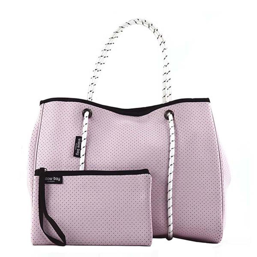 ウィローベイ Willow Bay ネオプレン トートバッグ 1021 MAGNETIC CLOSURE DAYDREAMER マグネティッククロージャー ショルダー マザーズバッグ SOFT LILAC｜salada-bowl