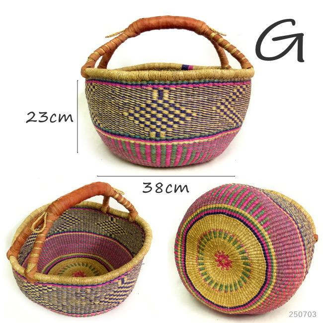 新品未使用DaSViA Handmade ボルガバスケットかごバッグ ガーナ 製 新品未使用DaSViA Handmade ボルガバスケットかごバッグ ガーナ