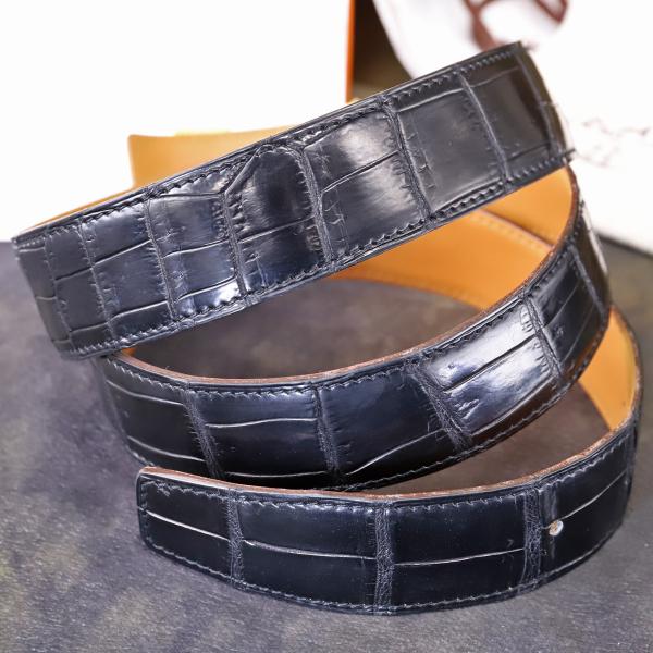 本物 極上品 エルメス 最高級ポロサスクロコダイルレザー 本物 極上品 エルメス 最高級ポロサスクロコダイルレザー