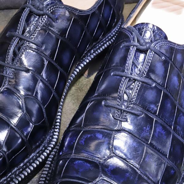 本物 ベルルッティ 特注品 ビスポーク パティーヌクロコダイル 本物 ベルルッティ 特注品 ビスポーク パティーヌクロコダイル
