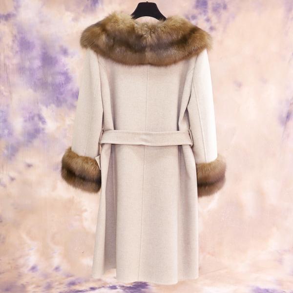 最終価格! FOXEY ロシアンセーブル カシミヤ コート - 毛皮 最終価格! FOXEY ロシアンセーブル カシミヤ コート - 毛皮