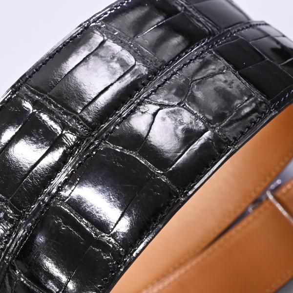 本物 極上品 エルメス 最高級ポロサスクロコダイルレザー 銀無垢 本物 極上品 エルメス 最高級ポロサスクロコダイルレザー 銀無垢