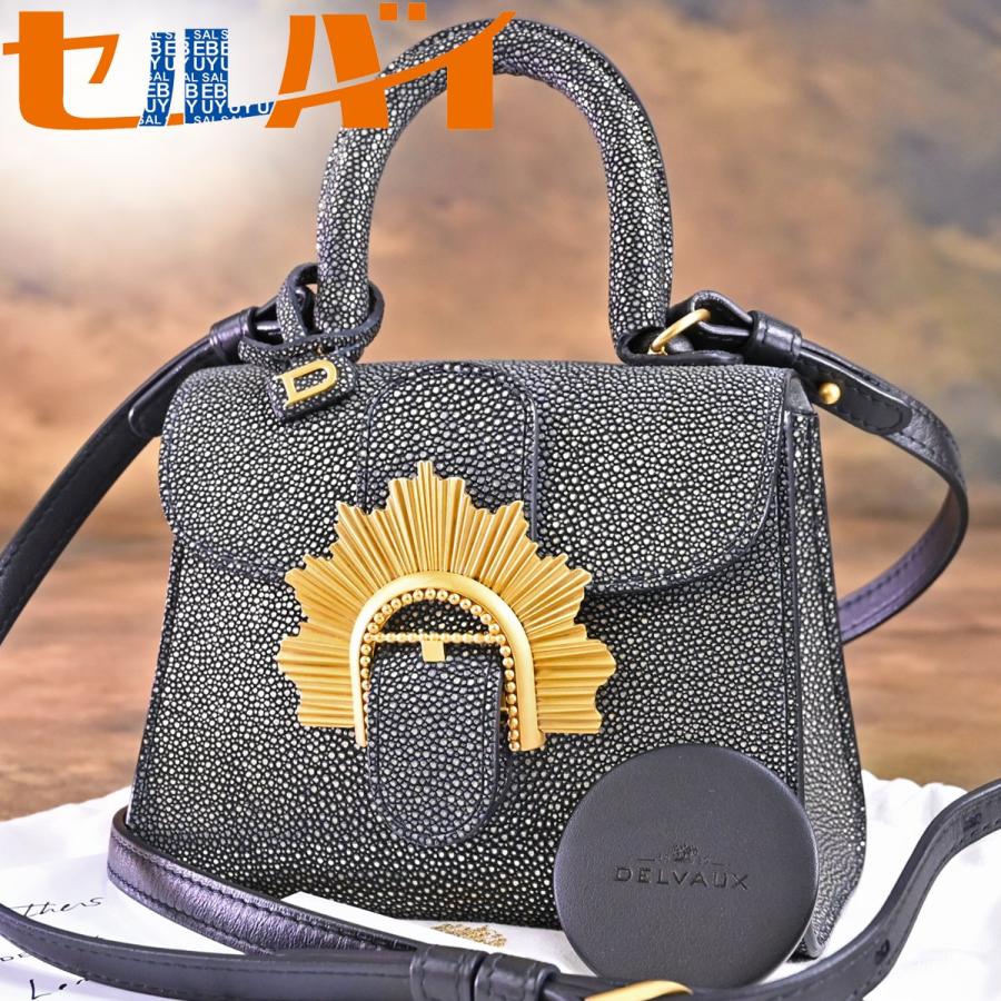 本物 新品 デルヴォー 限定品 ゴールデングローリー ブリヨン 2WAY