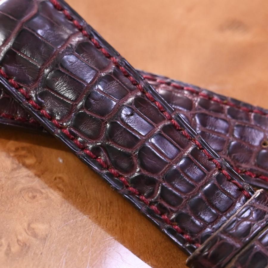 本物 美品 ジラール・ぺルゴ 純正品 クロコダイルレザーベルト 20mm幅 腕時計 ウォッチ バンド ストラップ GIRARD-PERREGAUX
