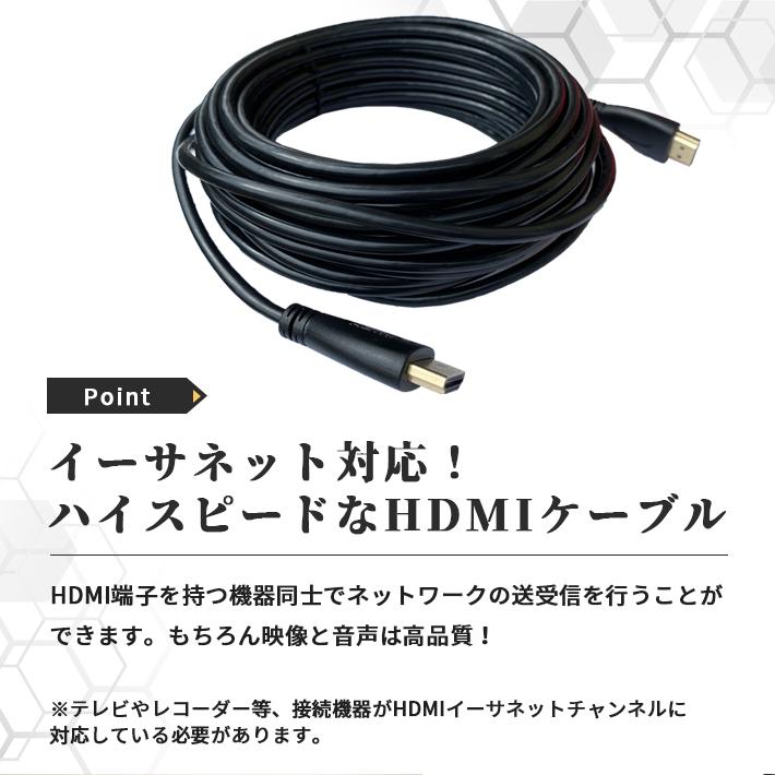 「普通郵便で送料無料」HDMI ケーブル 10m 高品質 4K ／ 30Hz 3D対応 (1.4規格) 高画質 音声 10メートル テレビ ゲーム機 DVD ブルーレイ HDプレーヤー 接続｜sale-store｜04