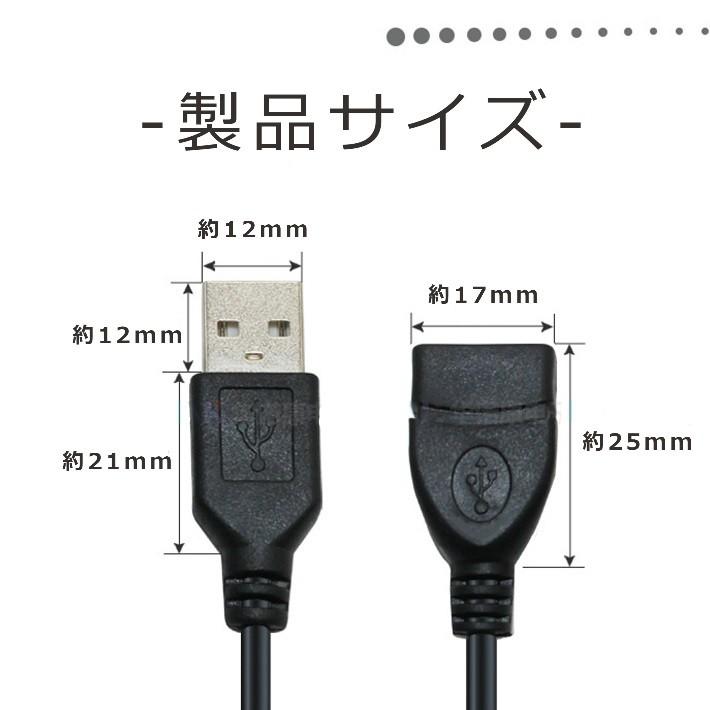 USB充電ケーブル グレー 約1.5メートル USB延長コード 1.5m 延長ケーブル USB2.0 スマホの充電ケーブル延長