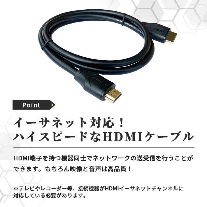 大特価 HDMI ケーブル ブラック 1Ｍ 2K 4K 高品質 高画 ゲーム パソコン