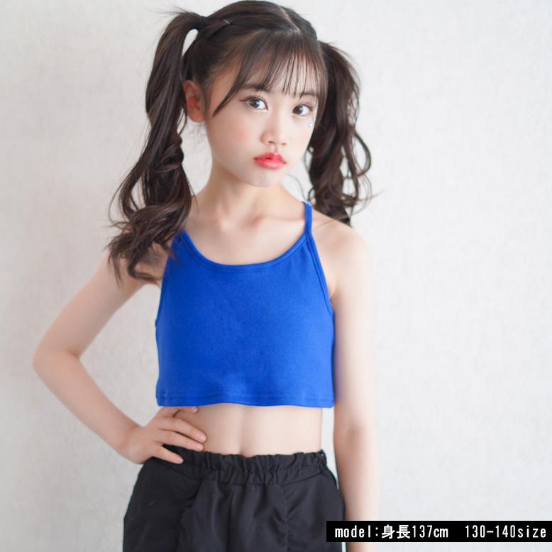 Yバックショートキャミ 日本製 キャミ ダンス ショート丈 カラフル