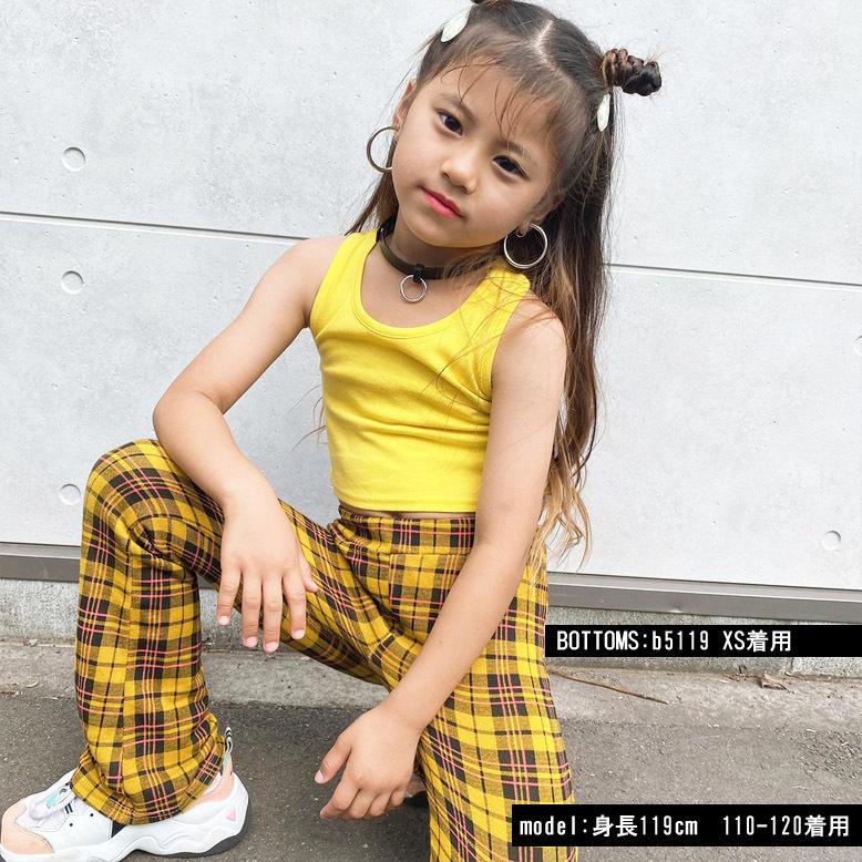 カラフルタンクトップ 日本製 ダンス インナー タンク カラフル キッズ