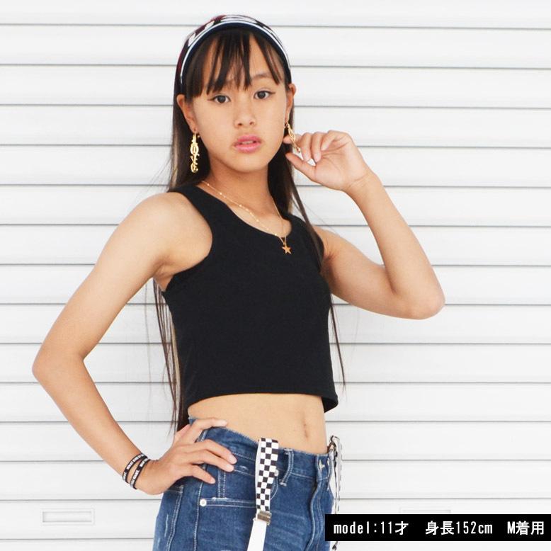 カラフルタンクトップ 日本製 ダンス インナー タンク カラフル キッズ
