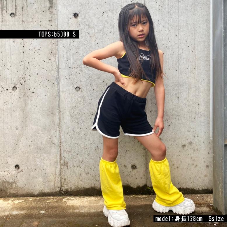 パイピングショートパンツ 短パン 日本製 シンプル キッズ ダンス衣装