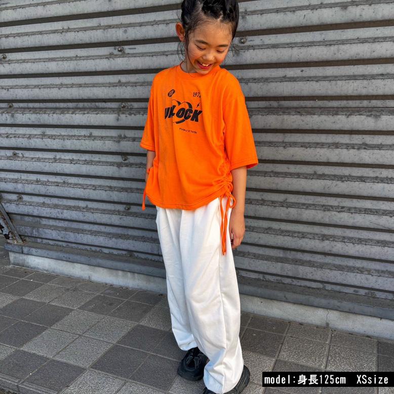 UNLOCKptストリングBIG-T 7分袖 日本製 ゆるT キッズ ダンス衣装