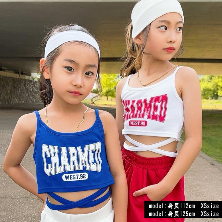 クロスタイバックリボンキャミ 日本製 インナー ダンス 衣装 ジュニア