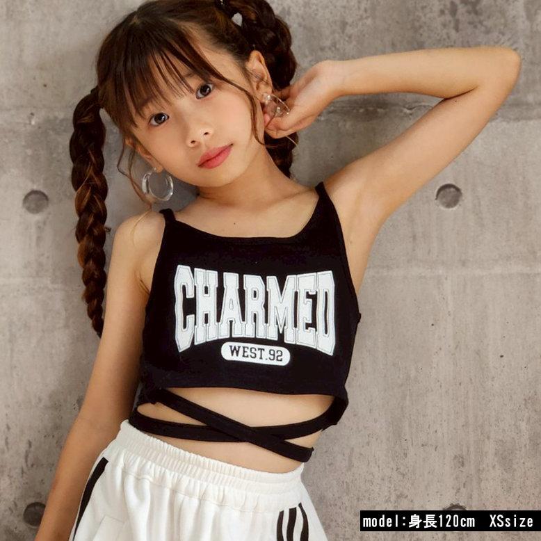 クロスタイバックリボンキャミ 日本製 インナー ダンス 衣装 ジュニア