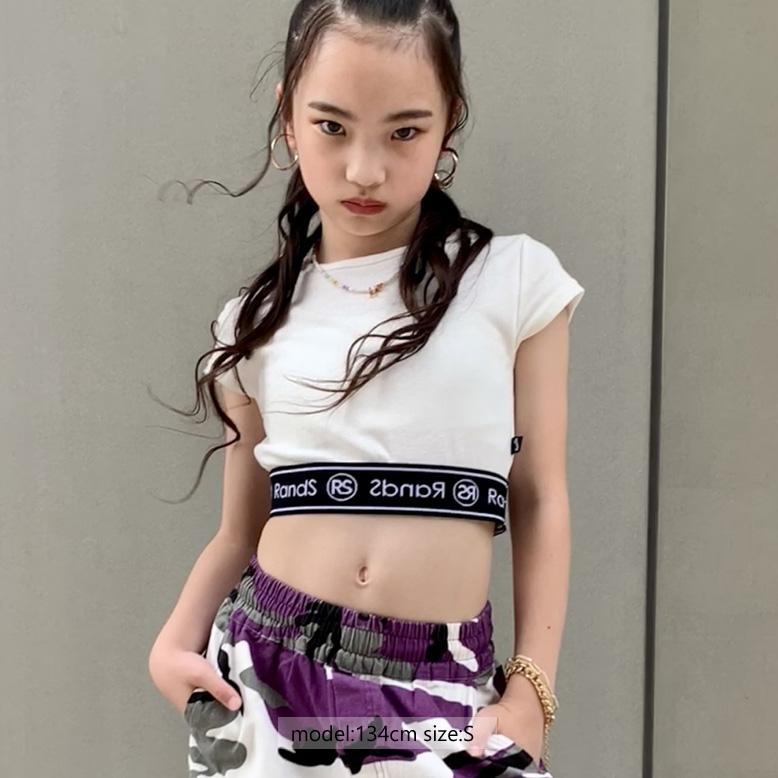 RandS/R RSゴムチビT コンパクトT ミニT Tシャツ ダンス衣装 日本製 