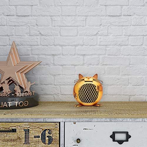 Tooarts 貯金箱 可愛い置物 手作り アイアン オブジェ インテリア 雑貨 お中元 夏ギフト 子供の誕生日 恋人 バレンタインデー ウェディング 誠実