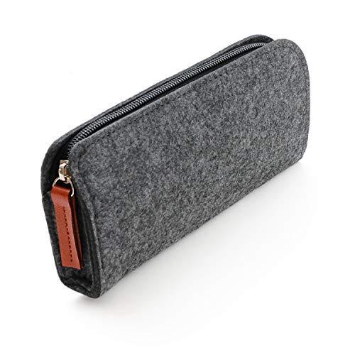 筆箱 シンプル ペンケース 大容量 フェルト素材で お洒落な ペンポーチ 安心のkurock製 ふでばこ 筆入れ ぺんけーす 筆箱シンプル S Sallow 通販 Yahoo ショッピング