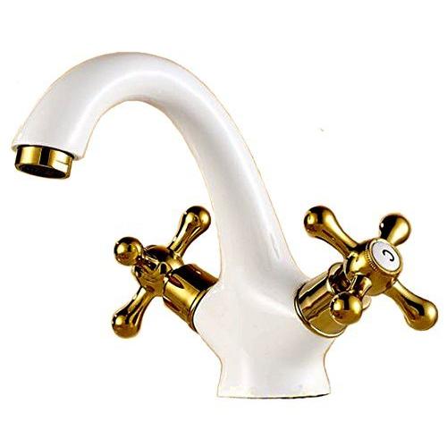 人気絶頂 Life System 洗面用 アンティーク 混合水栓 蛇口 2ハンドル レトロ 洗面台 手洗いボウル クロスハンドル 選べるカラー Sk109 ホ 新版 Hindikhabar Com