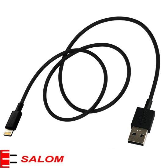 Salom uCable Apple 8pin MFI認証ライトニングケーブルBlack ブラック | 