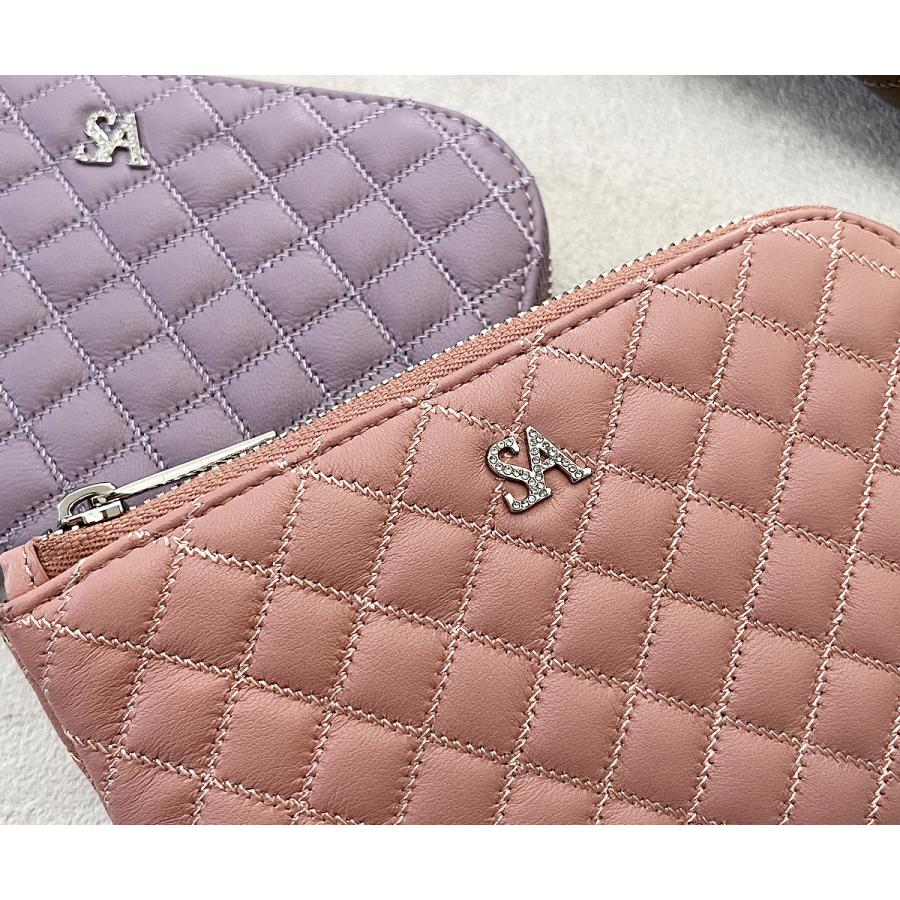 財布 レディース ミニ財布 コインケース 小銭入れ 小銭ケース コンパクト 本革 薄い 小さめ 軽い シープレザー 人気 ブランド サロンドアルファード 1819stn-saの画像