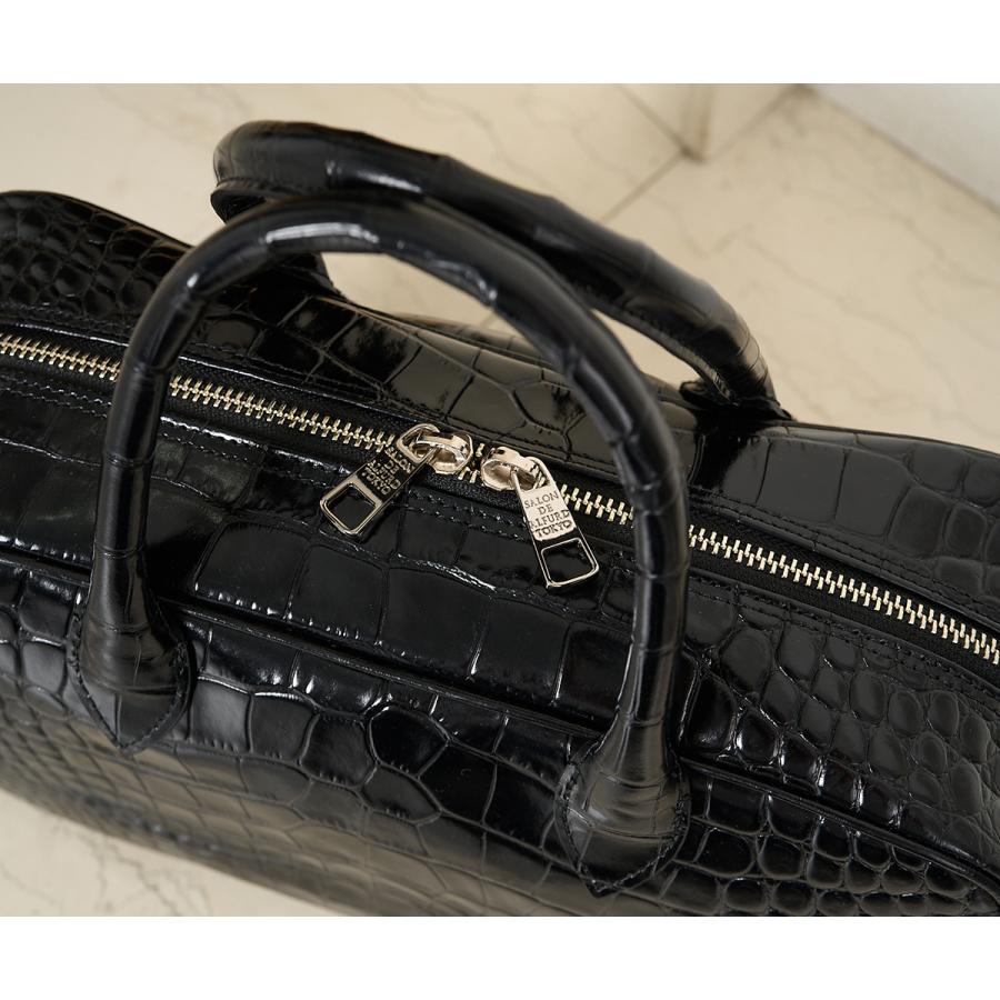 ショルダーバッグ ハンドバッグ レディース 本革 革 軽い 軽量 2way 横長 ボストンバッグ キーチャーム付き 人気 ブランド サロンドアルファード 1828-icの画像