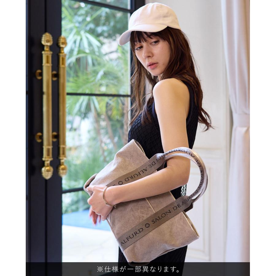 トートバッグ レディース カバン a4 軽い 軽量 大容量 大きめ クラッシュ キャンバス おしゃれ 人気 ブランド サロンドアルファード 1949の画像