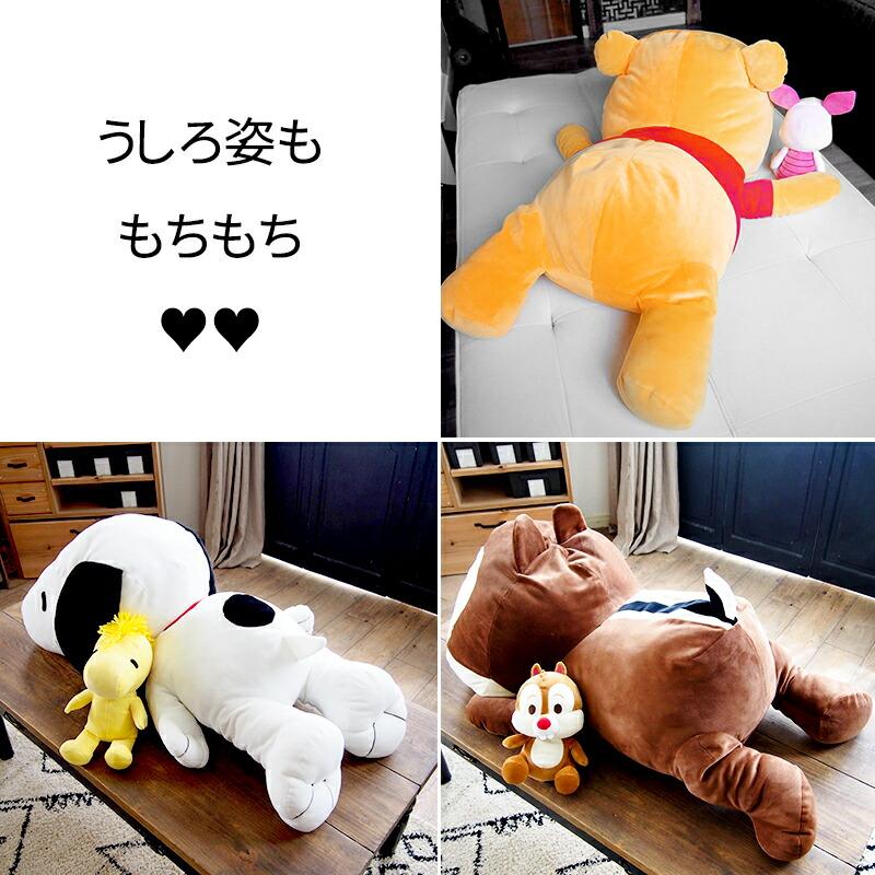 SNOOPY - ★超特大90cm★【美品】スヌーピー★もちもち　マシュマロ　ぬいぐるみ／抱き枕★ SNOOPY ぬいぐるみ スヌーピーもちもち 抱き枕 クッション