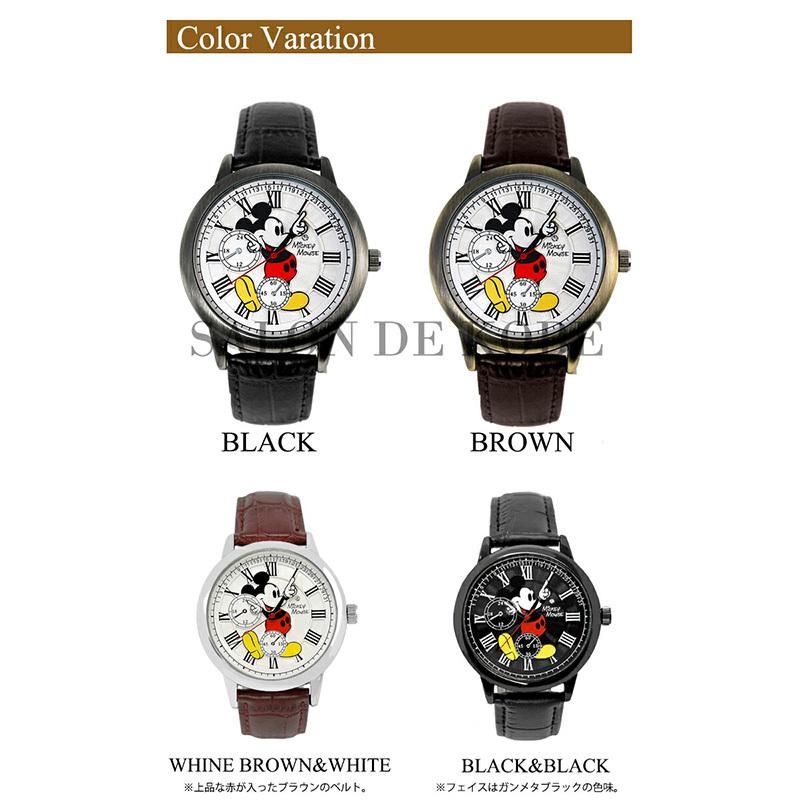 ディズニー ミッキー 腕時計 ミッキーマウス グッズ メンズ レディース ブランド ユニセックス ヴィンテージ スワロフスキー 時計 革 クロノモデル Disney Y Nfc 009 Disney 時計 革製品 Salon De Kobe 通販 Yahoo ショッピング