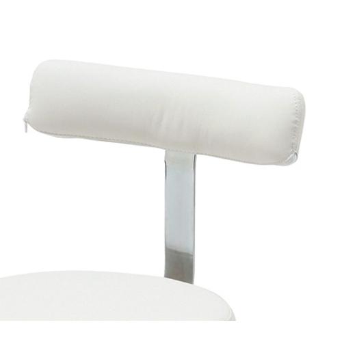 全4色 背もたれ付きスツール 座面高さ調節可 (座面H42.5〜55cm